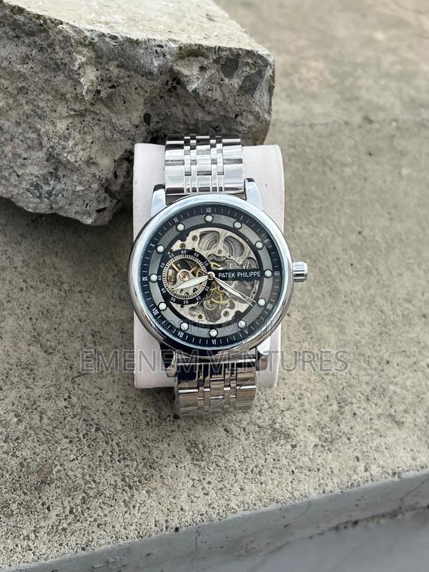 Men Patek Philippe Skeleton Mechanical Watch - thumbnail 4