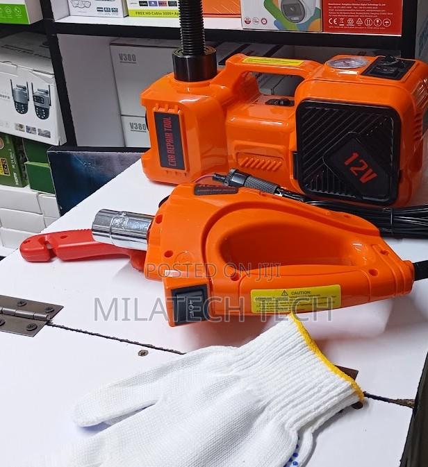 5 Ton Electric Car Jack With Air Compressor LED Ligh - main view