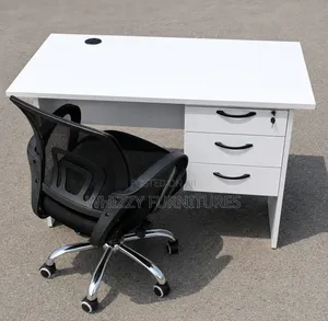 Office Desk With Ergonomic Mesh Chair