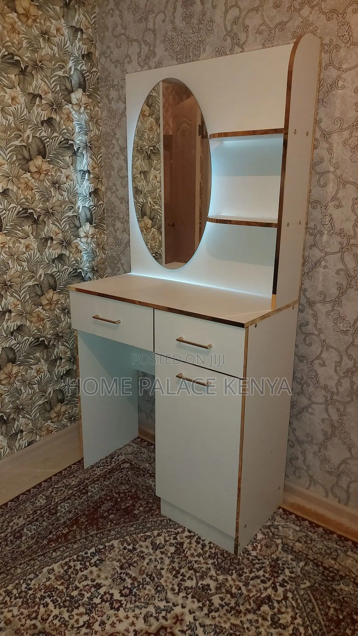 Vanity Set; Premium MDF Dressing Table Set With Mirror