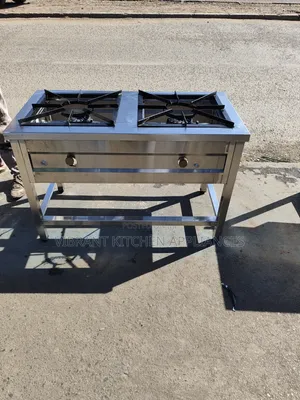 Stainless Steel Double Burner Range