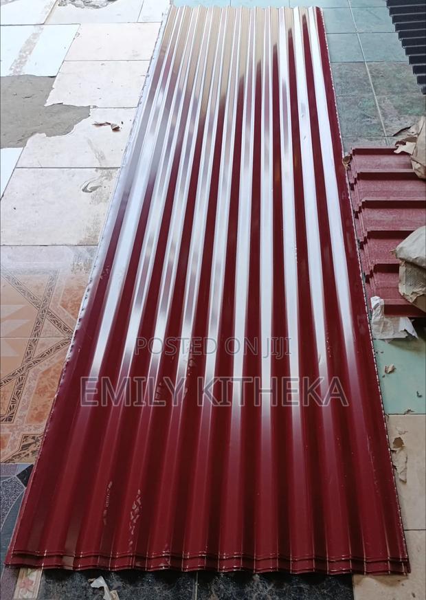 Corrugated Roofing Sheets 30 Gauge Marron. - thumbnail 2