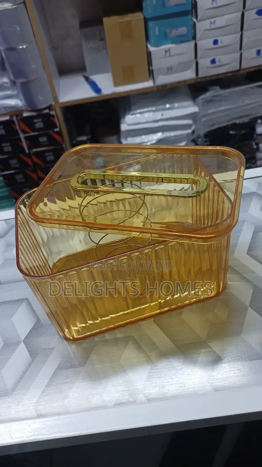 Acrylic Tissue Serviette Box_esj