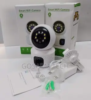 4G Baby Monitor Camera V380 Dual Lens Security Camera With Night Visio