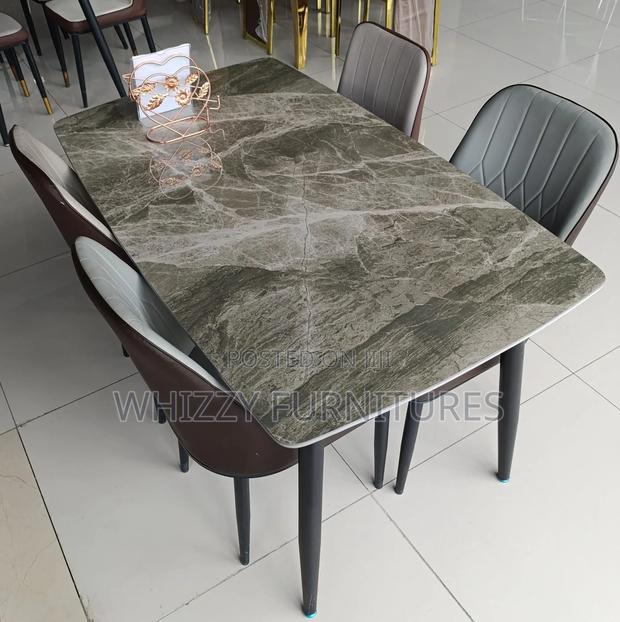 Luxury Marble Dining Table Set (4 Seater)