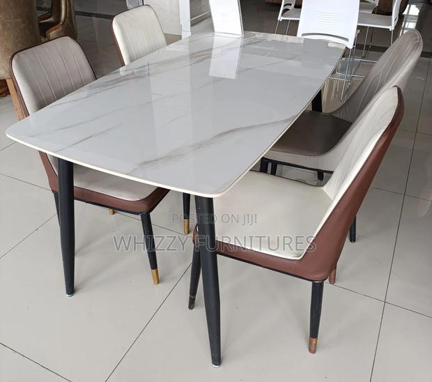 Luxury Marble Dining Table Set (4 Seater) - thumbnail 2