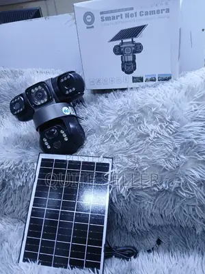 Solar Powered Triple Camera WiFi CCTV System With Color Night Vision