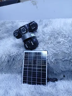 Solar Powered Triple Camera WiFi CCTV System With Color Night Vision