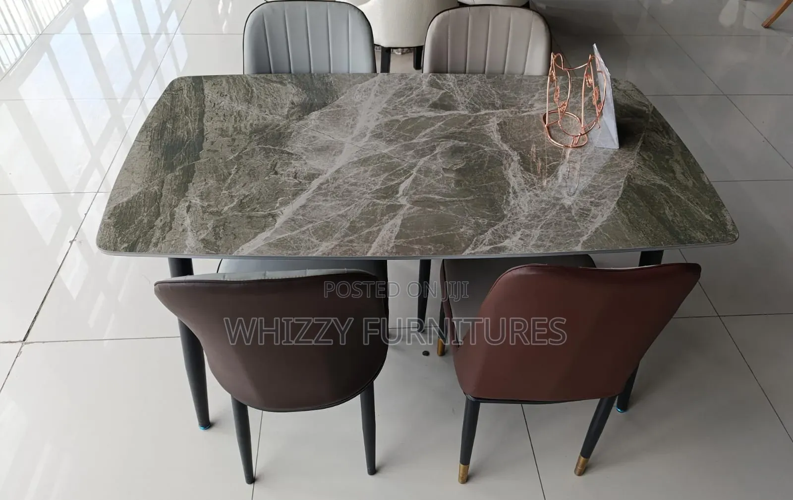 Modern Marble Dining Top Dining Set