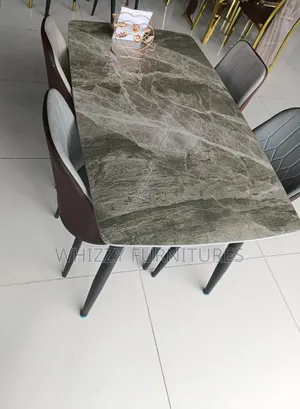 Modern Marble Dining Top Dining Set