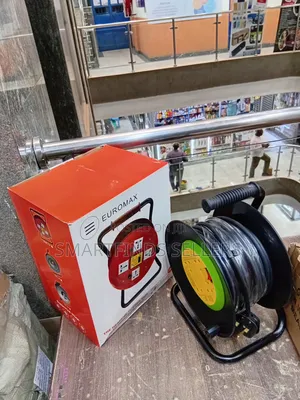 Euromax Electric Cord Reel – Multi-Socket Extension Cable Reel