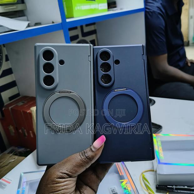 Samsung Fold 8 Ultra Back Cover With Magnetic Stand and Protector - main view
