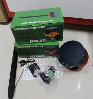 Solar Motion Sensor Alarm – 360° Security Siren With Remote Control