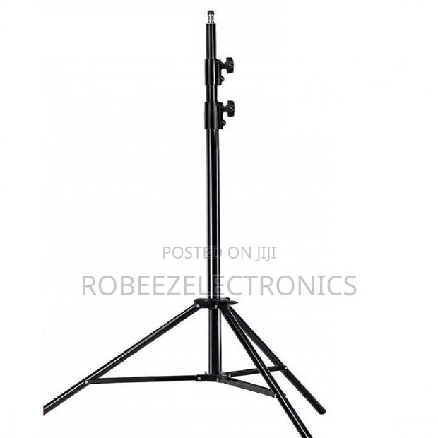 2.4M (8ft) Spring-Cushioned Studio Light Stand Support - main view