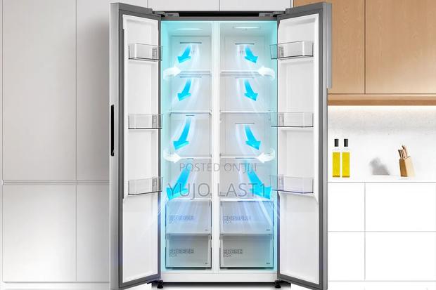 510L Crystal Silver Color Side by Side Refrigerator - main view