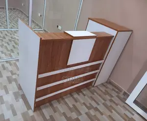Office Reception Desk : 1.6M Custom Reception Counter Desk