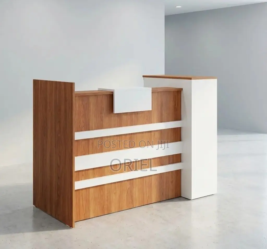 Office Reception Desk : 1.6M Custom Reception Counter Desk