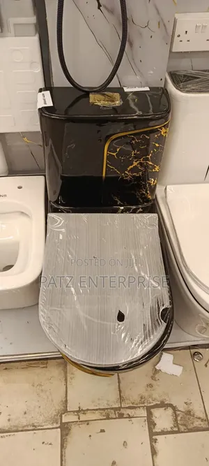 Gold Marble Toilet