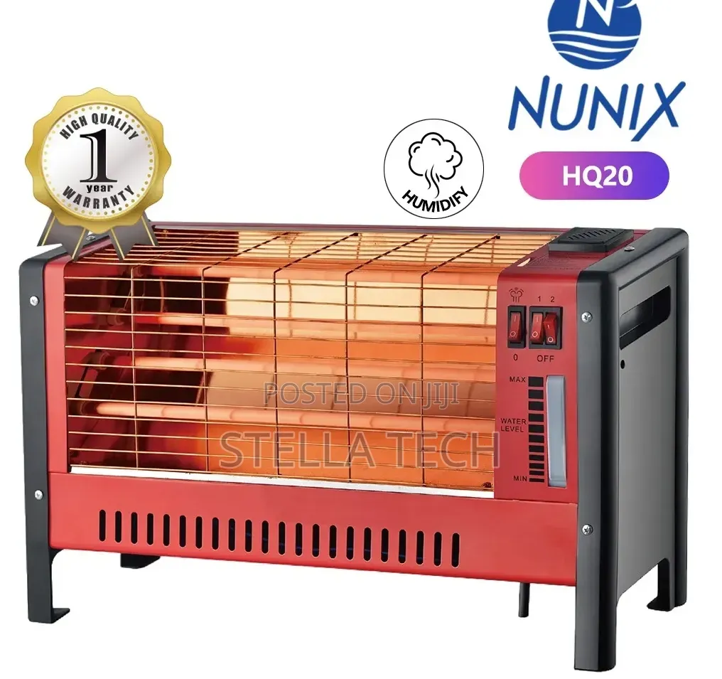 3 Sided Quartz Room Heater With Humidifier
