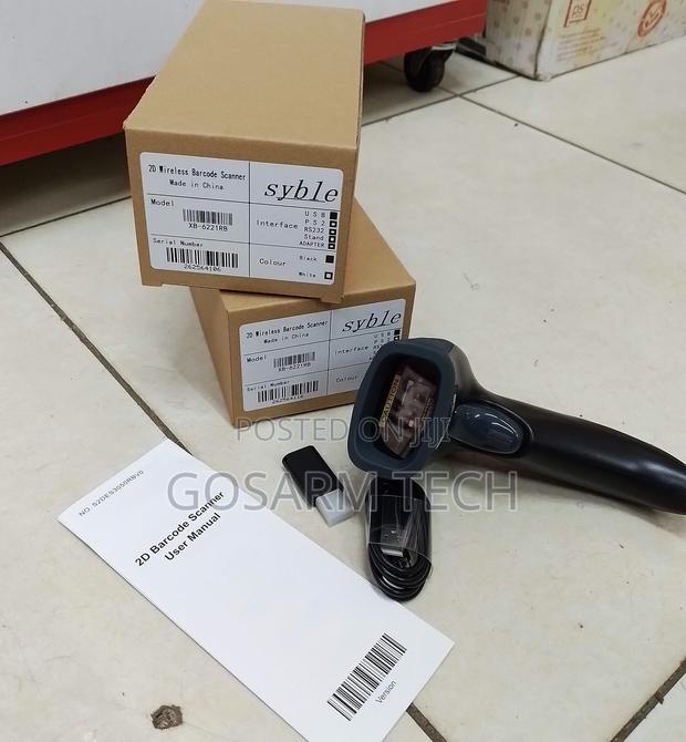 2D Wireless Barcode Scanner – Bluetooth QR Code Reader for POS System
