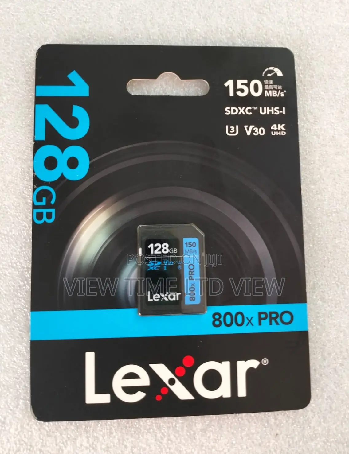 Lexar 128gb High-Performance 800x Pro Uhs-I V30 SDXC Card