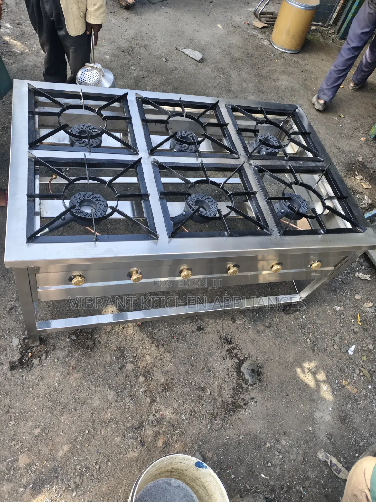 6-Burner Heavy-Duty Range
