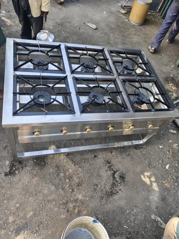 6-Burner Heavy-Duty Range