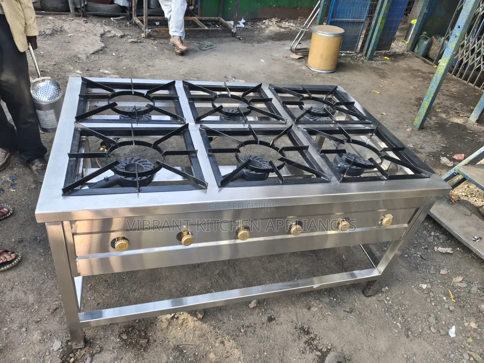 6-Burner Heavy-Duty Range