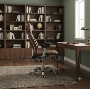 Office Chairs; High Back Brown Office Seats