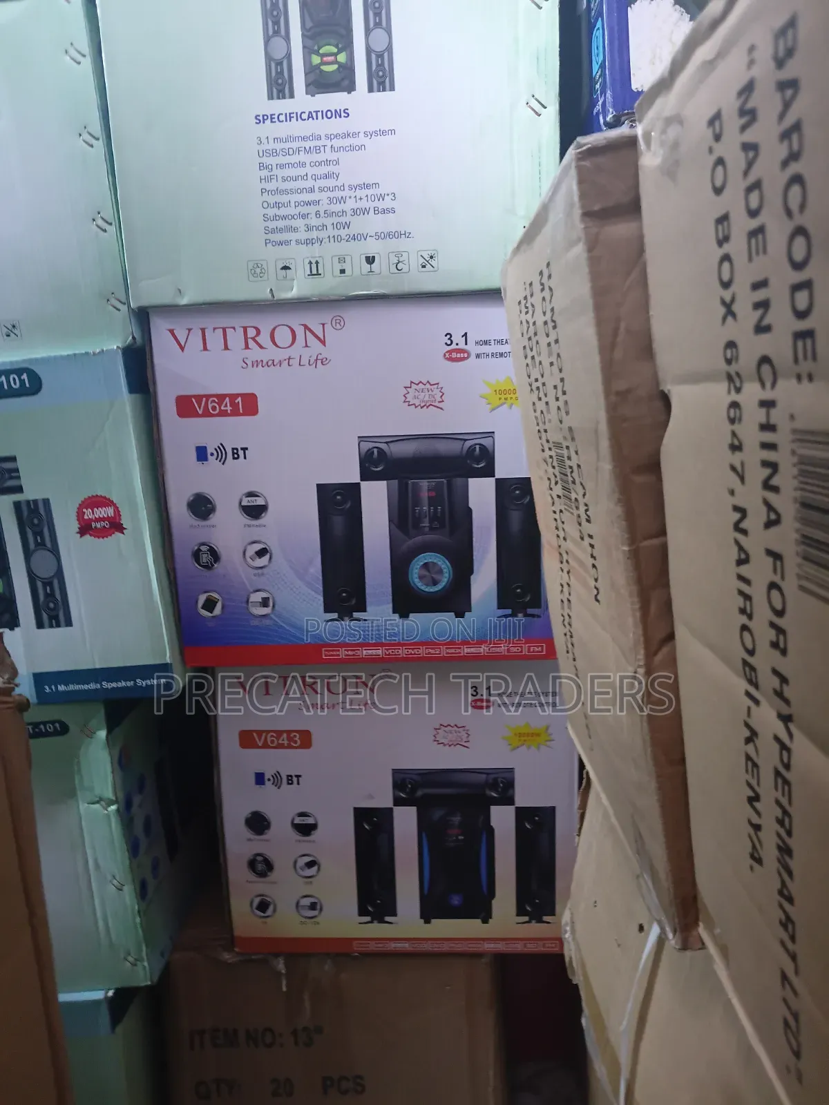 Vitron V641 3.1 Home Theatre With USB, FM Bluetooth