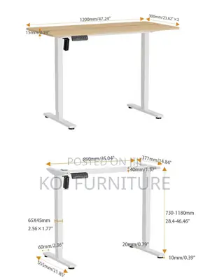 Office Desk; 1.4 Meter Studio Offices Adjustable Desk