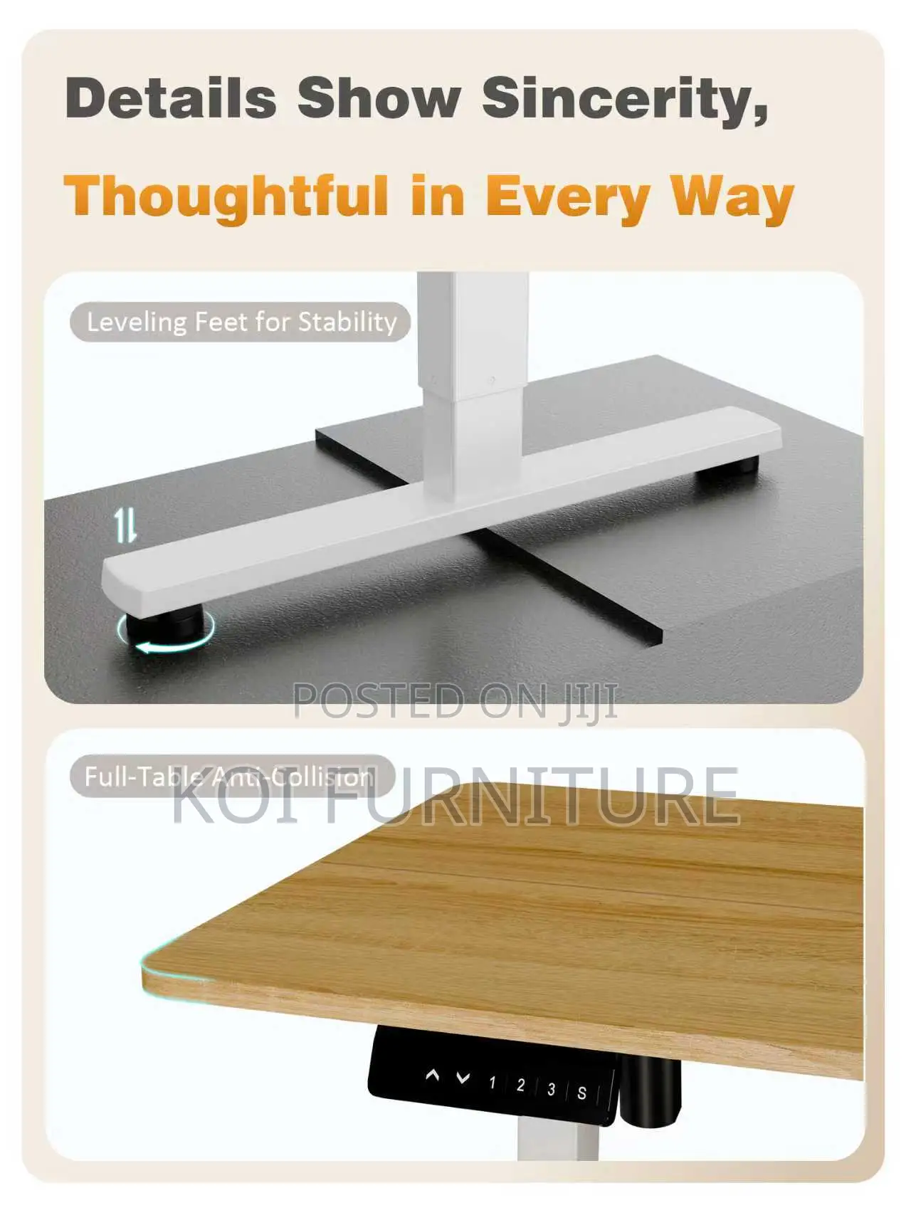 Office Desk; 1.4 Meter Studio Offices Adjustable Desk