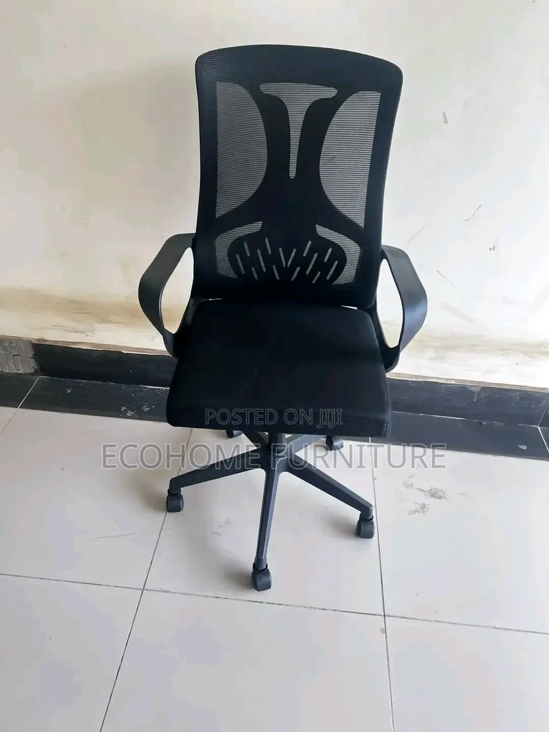 Mid-Back Mesh Office Chair With Nylon Star Base
