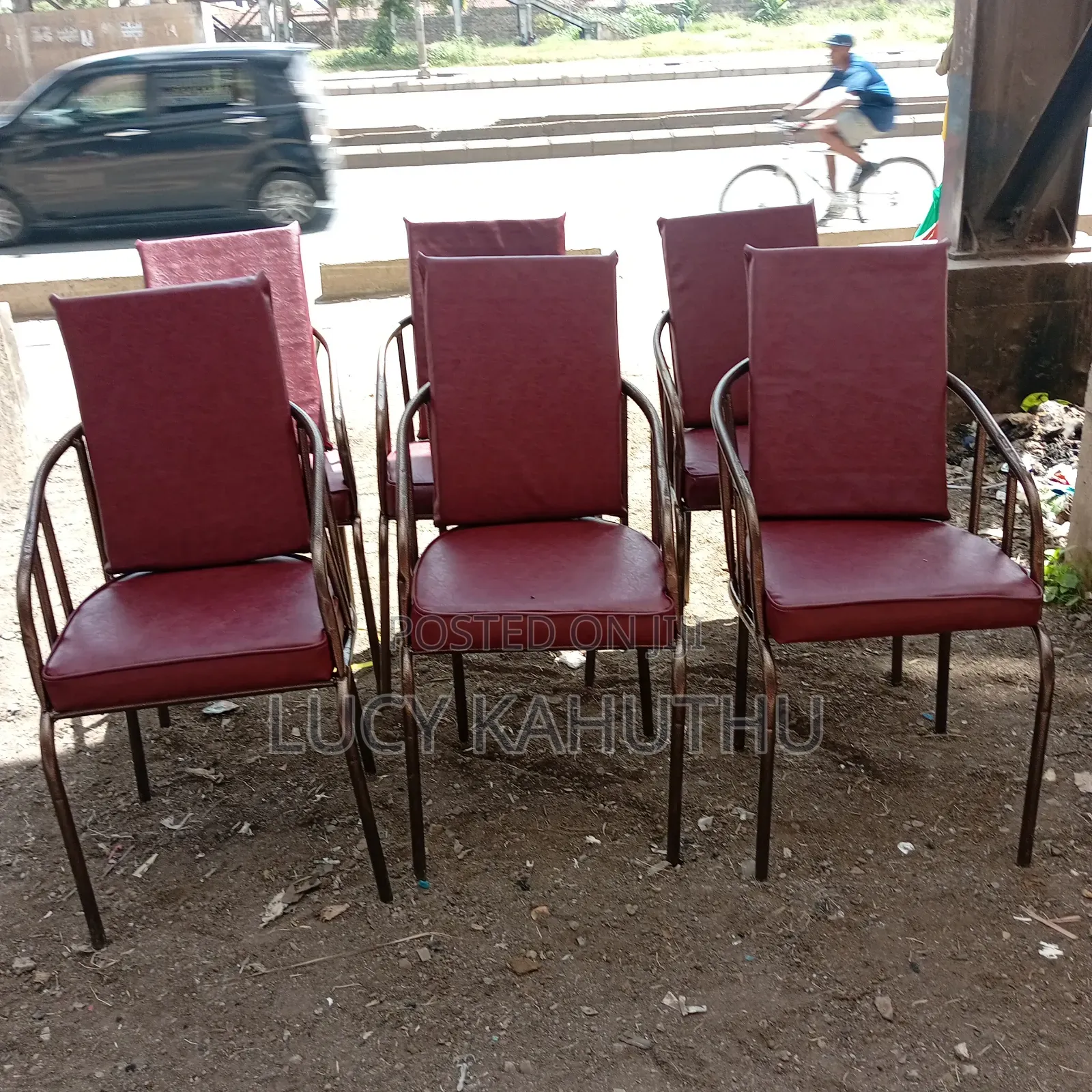 Copper Powder Coated Outdoor Chairs