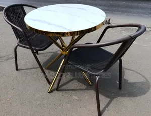 Gold Frame Dining Set