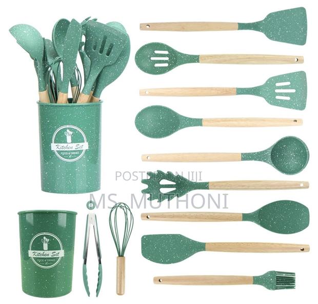 Unique ( Marble ) Silicone Spoons Set - thumbnail 2