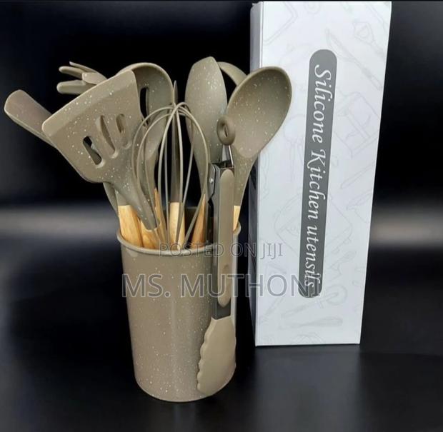 Unique ( Marble ) Silicone Spoons Set - thumbnail 3