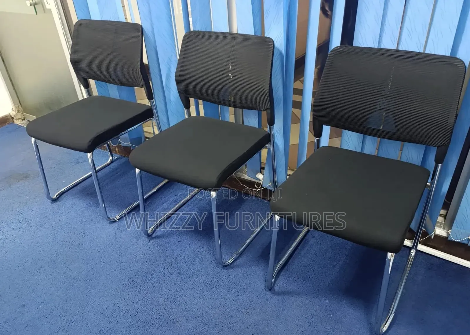 Chrome Frame Visitors Chair
