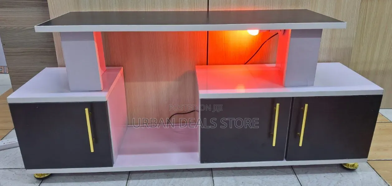 Istanbul 2 Modern TV Stand With LED Lights