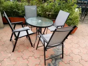 Home Chair; Foldable Outdoor Balcony Four Seater Set
