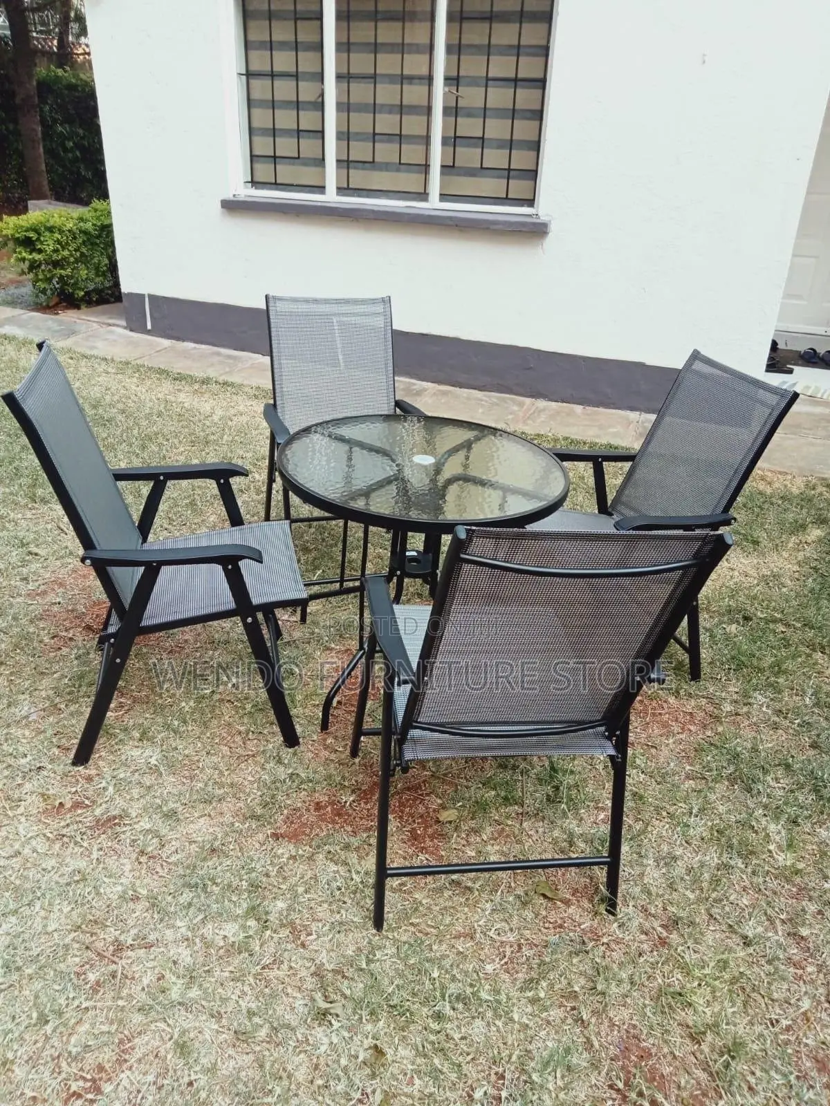 Home Chair; Foldable Outdoor Balcony Four Seater Set