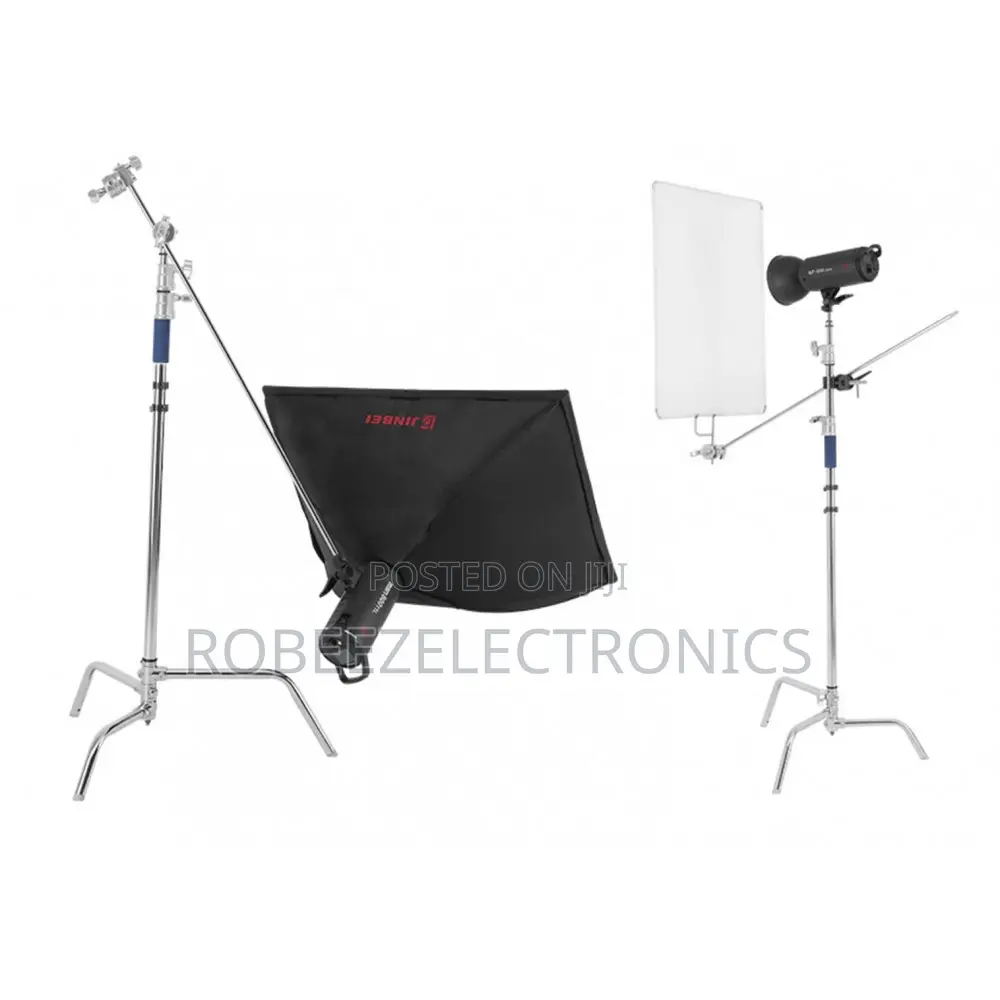 Jinbei CK-1 Heavy Duty Stainless Steel Studio Boom C Stand