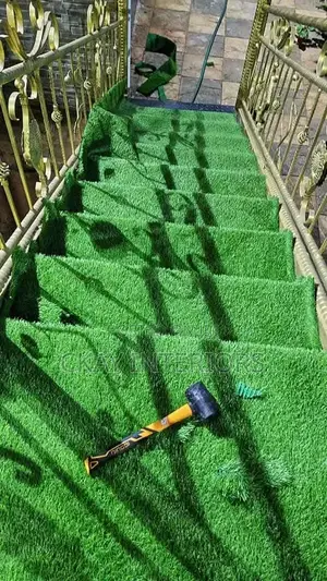Stay Cozy, Stay Green With Staircase Artificial Green Grass Carpet