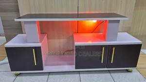 Istanbul 2 Modern TV Stand With LED Lights 