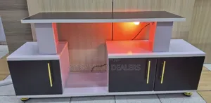 Istanbul 2 Modern TV Stand With LED Lights 