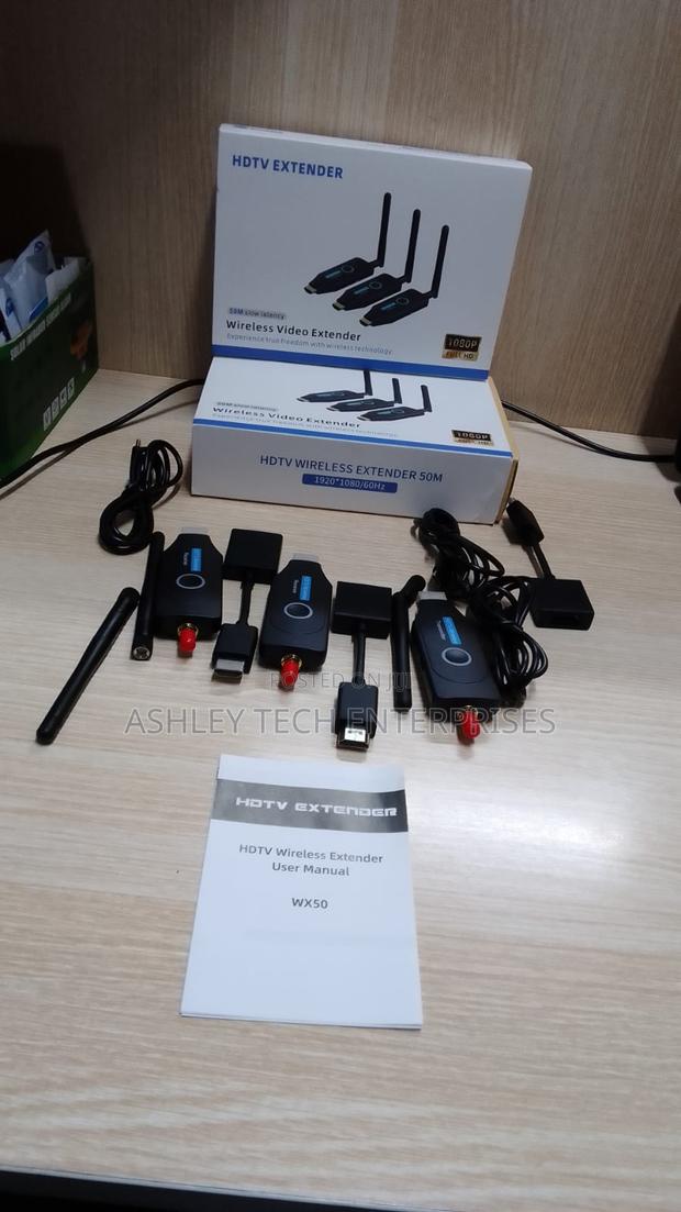Advanced 50M Wireless HDMI Video Extender With 2 Receivers
