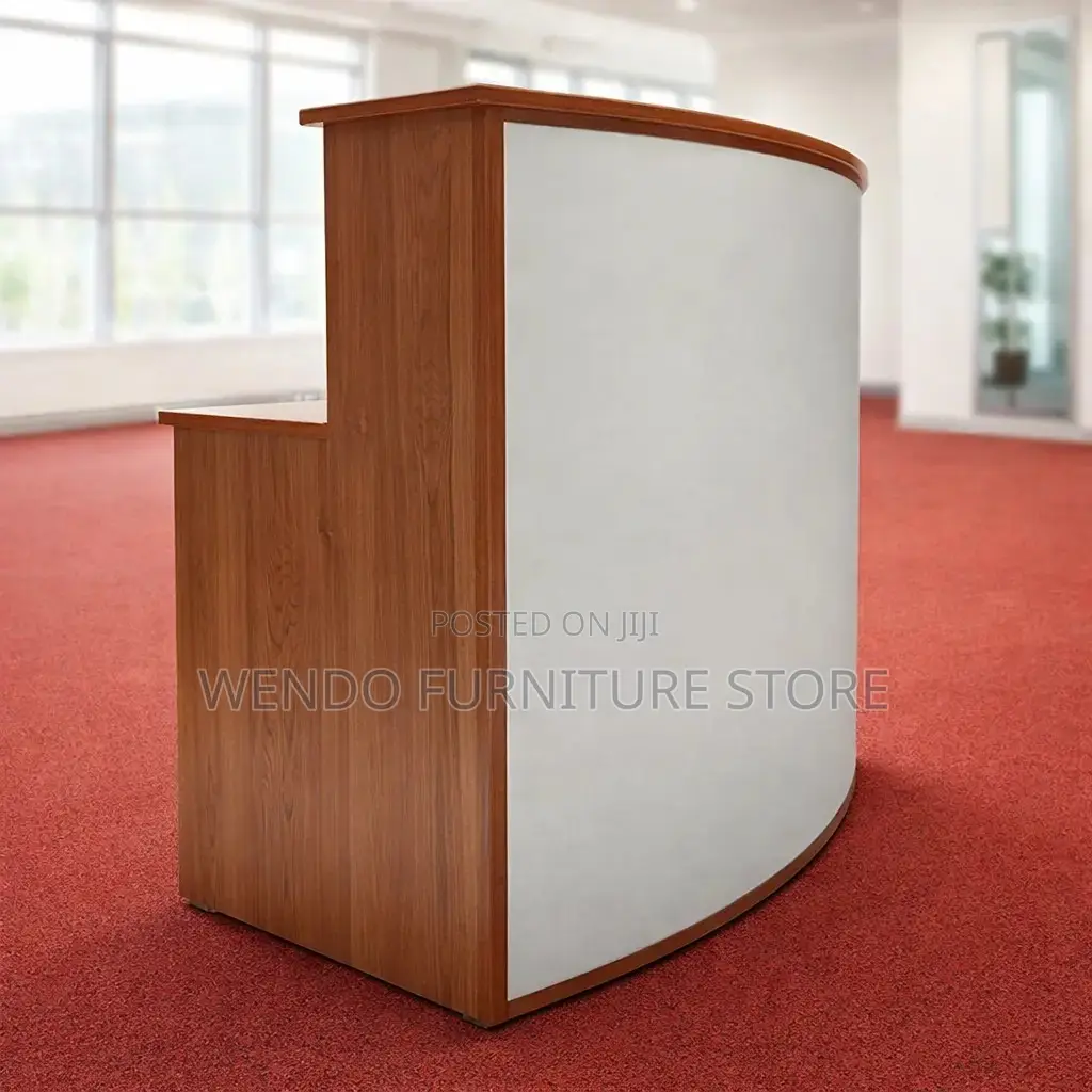Reception Desk; 1.6 Meters Curved Circle Reception Desk