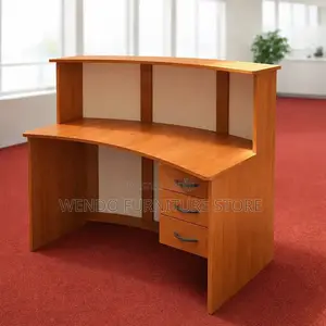 Reception Desk; 1.6 Meters Curved Circle Reception Desk