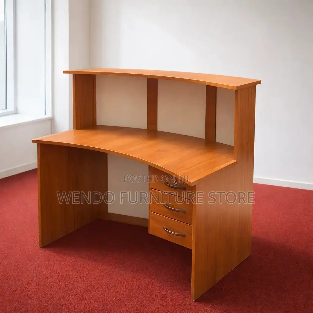 Reception Desk; 1.6 Meters Curved Circle Reception Desk