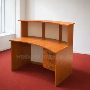 Reception Desk; 1.6 Meters Curved Circle Reception Desk